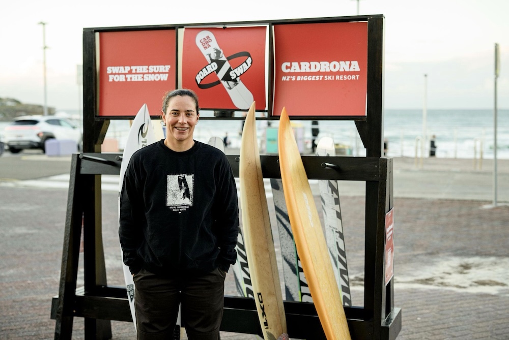 Cardrona drops in on Bondi Beach as RealNZ launches first campaign with Thinkerbell